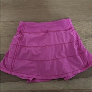 Discontinued sonic pink lululemon skirt